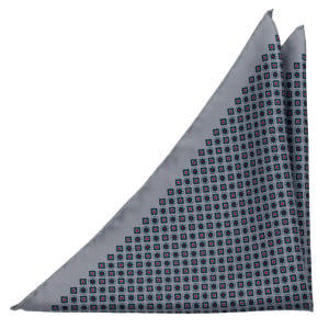 MEDAGLIONI Grey lommetørkle