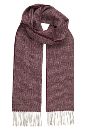 ACCOGLIENTE Burgundy skjerf