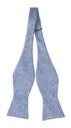 AISLEWALKER Dusty blue uknyttet sløyfe