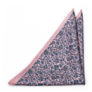 ARABESCO Powder pink lommetørkle