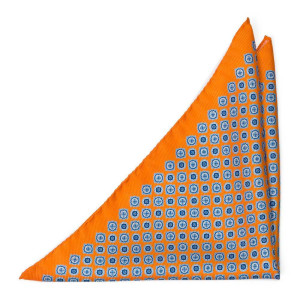 ARAZZO Orange lommetørkle