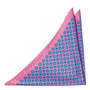 ARAZZO Pink lommetørkle