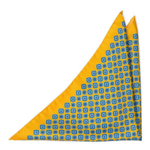 ARAZZO Yellow lommetørkle