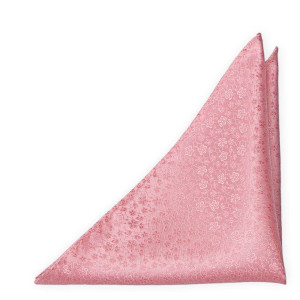AUGURI Pale pink lommetørkle