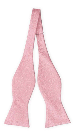 AUGURI Pale pink uknyttet sløyfe