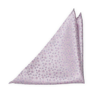 AUGURI Pale purple lommetørkle