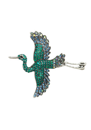 BIRD GREEN BLUE jakkenål