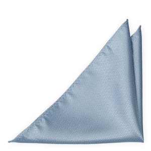 BIRDSEYE Dusty blue lommetørkle