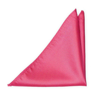 BIRDSEYE Hot pink lommetørkle