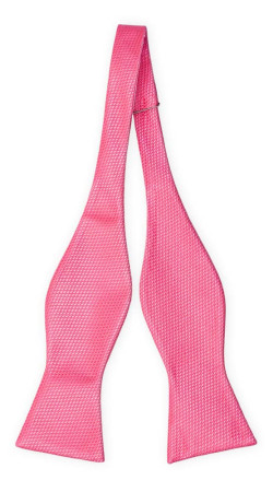 BIRDSEYE Hot pink uknyttet sløyfe