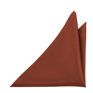 BIRDSEYE TERRACOTTA lommetørkle