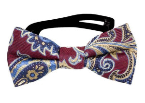 BOFFOLA Dark red babysløyfe