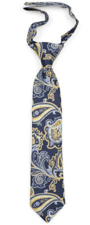 BOFFOLA Navy barneslips liten ferdigknyttet