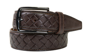 BRAIDED BROWN belte