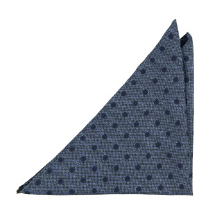 CARINO BLUE lommetørkle