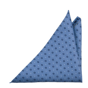 DELICATEDOT LIGHT BLUE lommetørkle