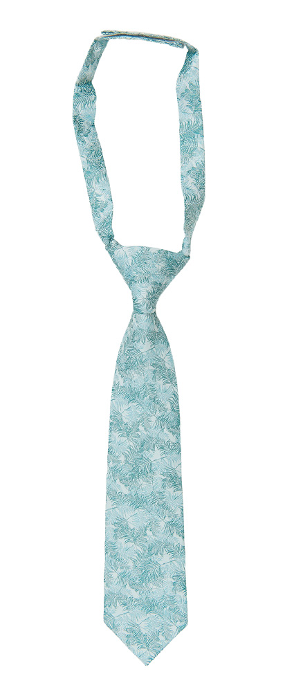 DONOTLEAFME TURQUOISE barneslips liten ferdigknyttet