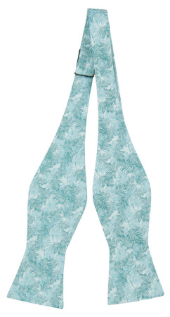 DONOTLEAFME TURQUOISE uknyttet sløyfe