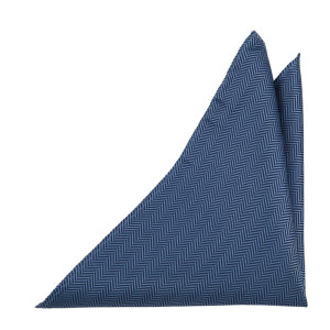 DRUMMEL SLATE BLUE lommetørkle