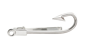 Fishing hook Silver slipsnål