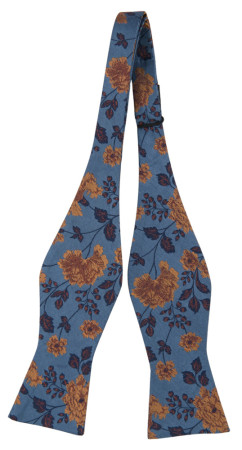 FLAWLESSFLOWERS SLATE BLUE uknyttet sløyfe
