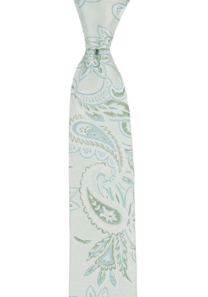 FLOURISHED PALE GREEN smalt slips