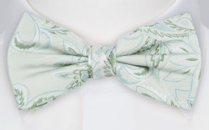 FLOURISHED PALE GREEN sløyfe