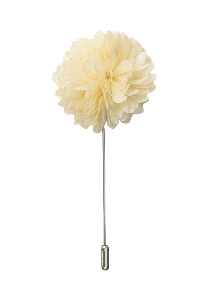 FLOWERBALL IVORY jakkenål
