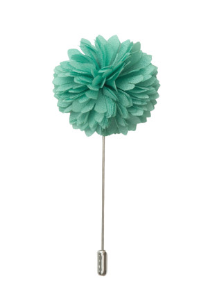 FLOWERBALL SEAFOAM TURQUOISE jakkenål