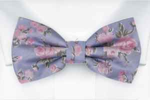 FLOWERCROWN Dusty blue sløyfe