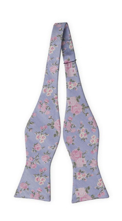 FLOWERCROWN Dusty blue uknyttet sløyfe