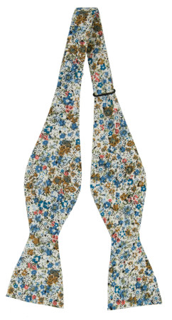 FLOWERFOLLY BLUE uknyttet sløyfe