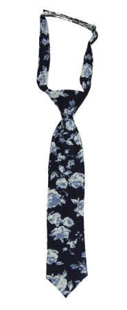 FONDOFYOU NAVY BLUE barneslips liten ferdigknyttet