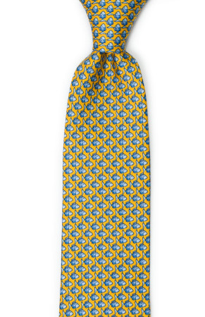 FORZAPESCE Yellow klassiskt slips