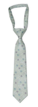 GROOMBLOOM Dusty mint barneslips liten ferdigknyttet
