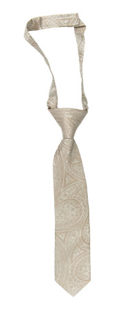 Honeymoon Taupe barneslips liten ferdigknyttet