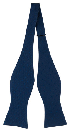 BRUDGUM Navy blue uknyttet sløyfe