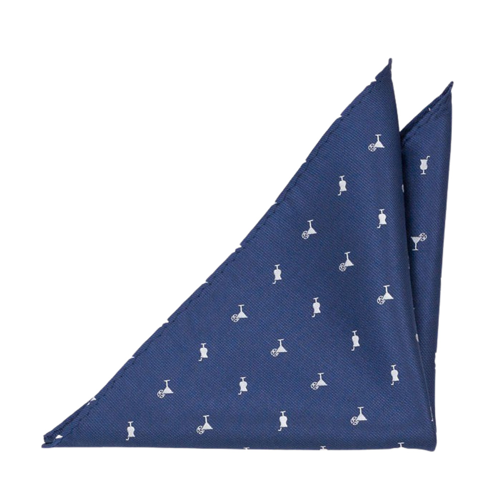 COCKTAILOR Blue lommetørkle
