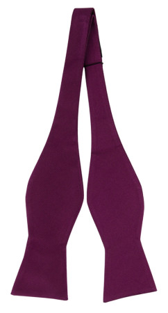 DIGGIDY AUBERGINE uknyttet sløyfe