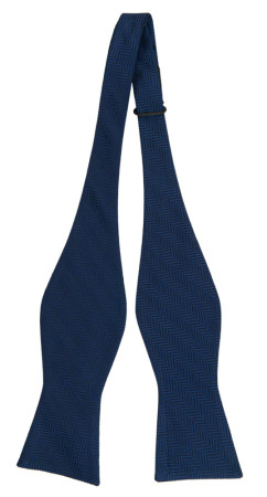 DRUMMEL Navy blue uknyttet sløyfe
