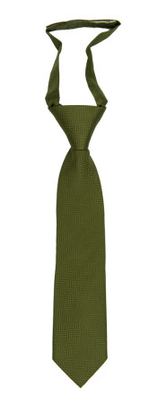 DRUMMEL Olive green barneslips liten ferdigknyttet