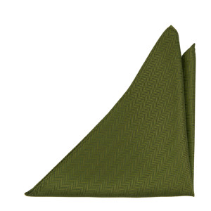 DRUMMEL Olive green lommetørkle