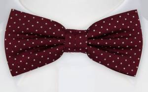 HAGELSTORM BURGUNDY sløyfe