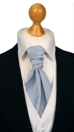 SOLID Baby blue knyttet kravatt