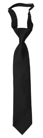 SOLID Black barneslips liten ferdigknyttet
