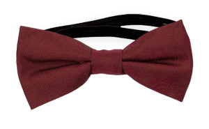 SOLID Burgundy babysløyfe