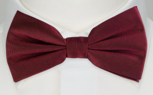 SOLID Burgundy barnesløyfe