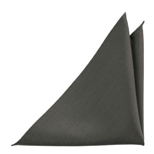 SOLID Dark grey lommetørkle
