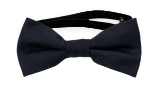 SOLID Dark navy babysløyfe