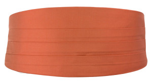 SOLID Dark peach magebelte